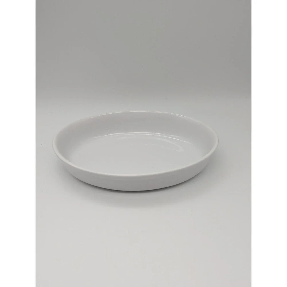 Over And Back 9.5 In Oval Casserole Au Gratin Dish Portugal White